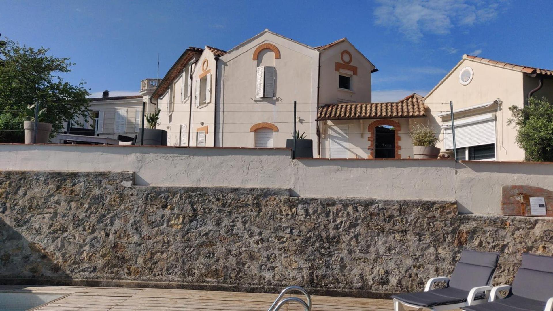Villa-Chateau Les Terrasses - Tamaris, Plage Des Sablettes, Mer Au Bas De La Propriete La Seyne-sur-Mer Exterior foto
